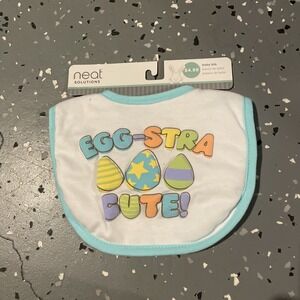 Adorable Neat Solutions Easter Baby Bib Egg-Stra Cute First Holiday